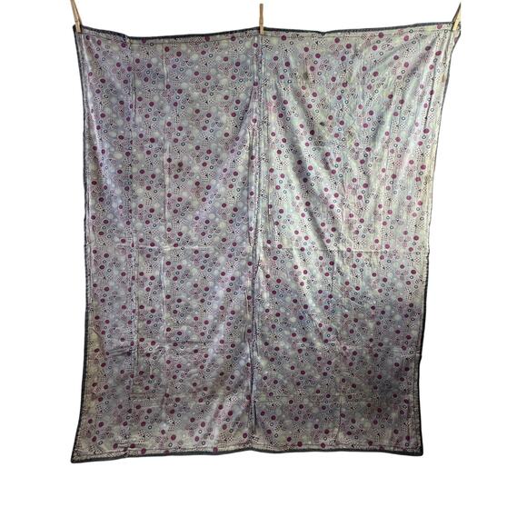 19th Century Silk on Cotton Uzbek Suzani Tapestry Throw - Picture 10 of 15